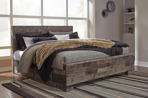 Derekson Bed with 2 Side Storage - Levi's Discount Furniture (Vineland, NJ)