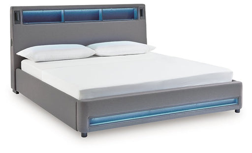 Verishaw Upholstered Bed - Levi's Discount Furniture (Vineland, NJ)