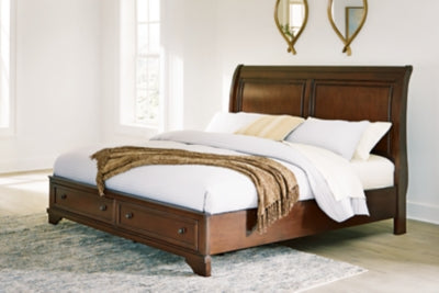 Trellington Sleigh Storage Bed - Levi's Discount Furniture (Vineland, NJ)