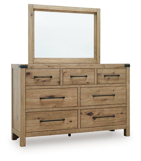 Ridgester Dresser and Mirror - Levi's Discount Furniture (Vineland, NJ)
