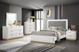 Caraway Panel Bed with LED Lighting - Levi's Discount Furniture (Vineland, NJ)