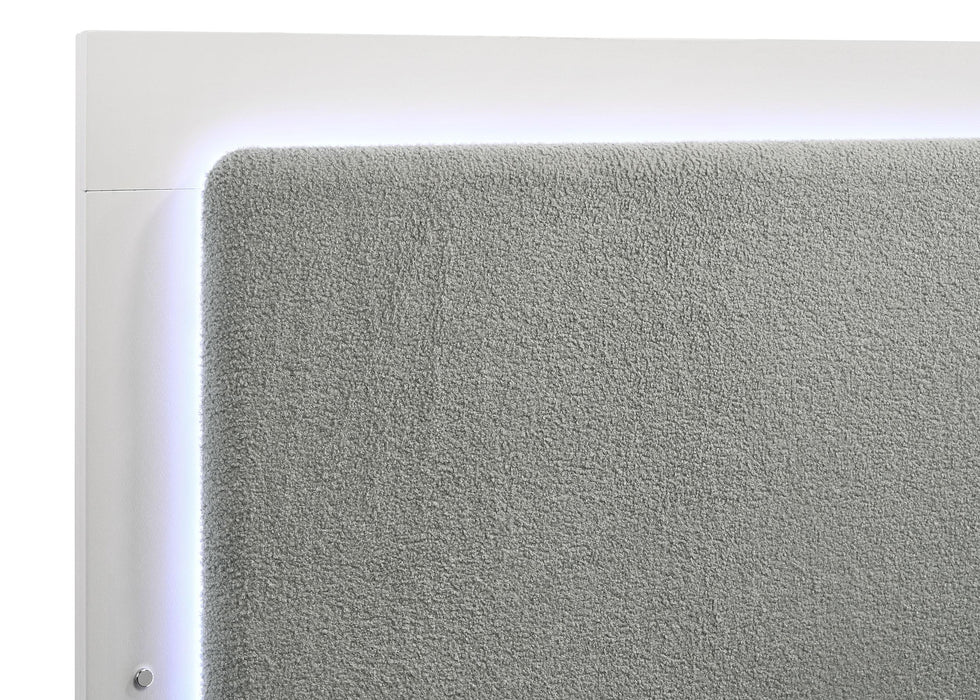 Caraway Panel Bed with LED Lighting - Levi's Discount Furniture (Vineland, NJ)