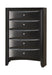 Briana Rectangular 5-drawer Chest Black - Levi's Discount Furniture (Vineland, NJ)