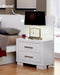 Jessica Nightstand Panels White (Set of 2) - Levi's Discount Furniture (Vineland, NJ)