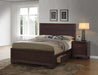 Kauffman California King, Eastren King, & Queen Panel Bed Dark Cocoa - Levi's Discount Furniture (Vineland, NJ)