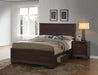 Kauffman California King, Eastren King, & Queen Panel Bed Dark Cocoa - Levi's Discount Furniture (Vineland, NJ)