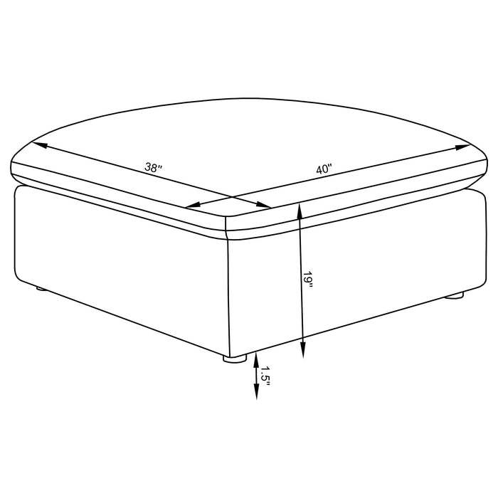 Hobson Ottoman - Levi's Discount Furniture (Vineland, NJ)