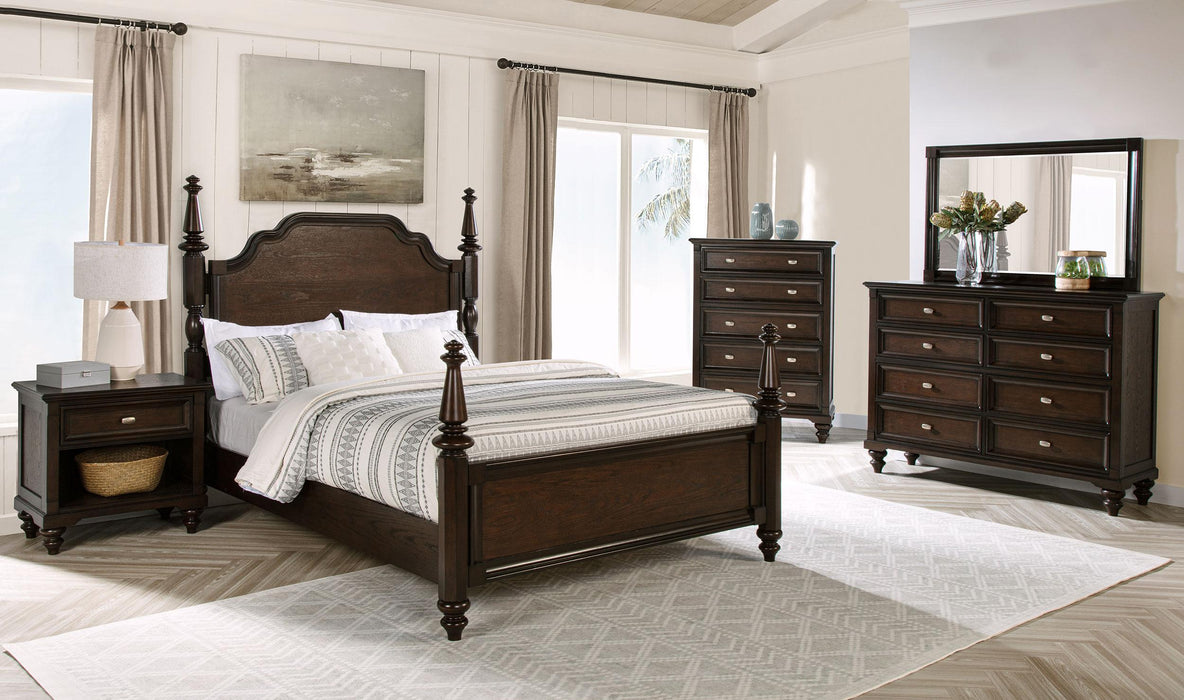 Andover Four-Poster Panel Bed - Levi's Discount Furniture (Vineland, NJ)