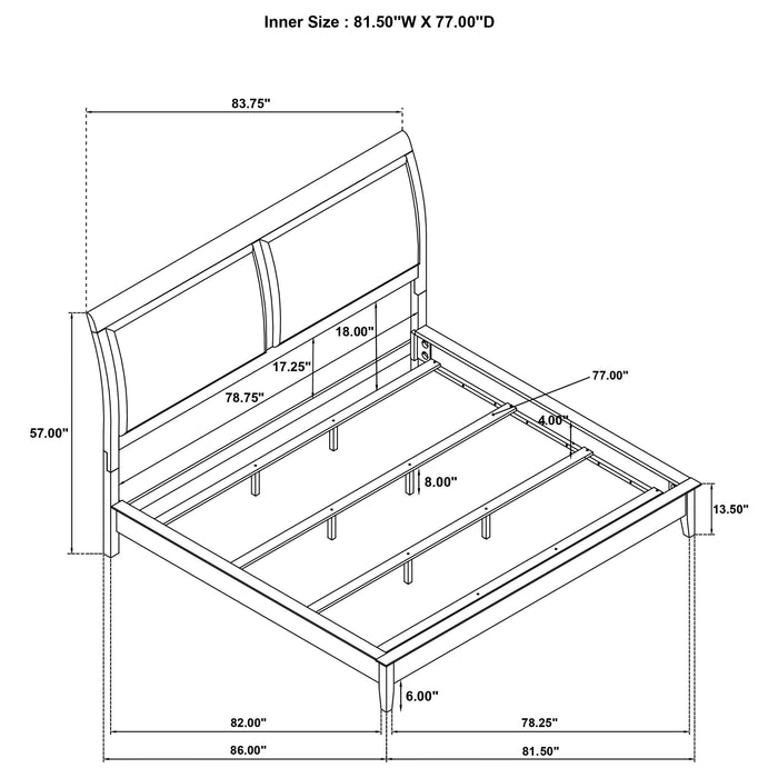 Bexhill Panel Bed - Levi's Discount Furniture (Vineland, NJ)