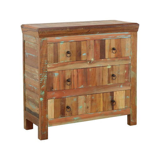 Harper 4-drawer Accent Cabinet Reclaimed Wood - Levi's Discount Furniture (Vineland, NJ)