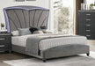 Crown Mark Frampton King Platform Bed in Grey B4790-K image