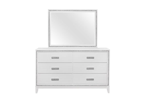 LILY WHITE MIRROR - Levi's Discount Furniture (Vineland, NJ)