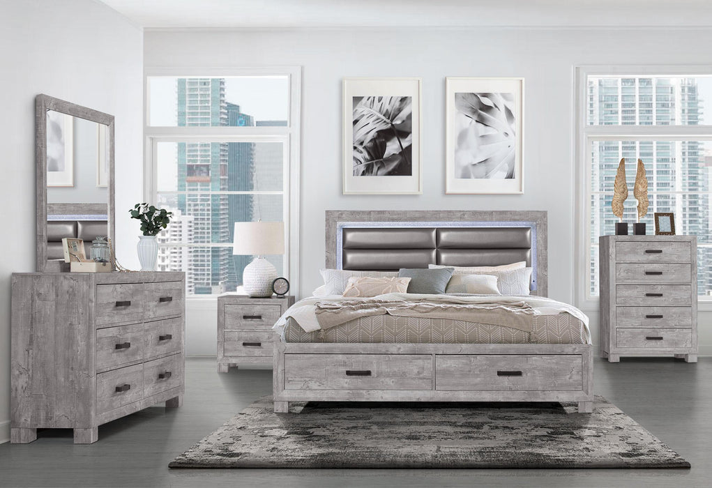 NOLAN GREY QUEEN BED GROUP - Levi's Discount Furniture (Vineland, NJ)