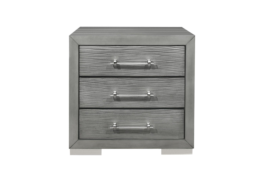 TIFFANY SILVER NIGHTSTAND image