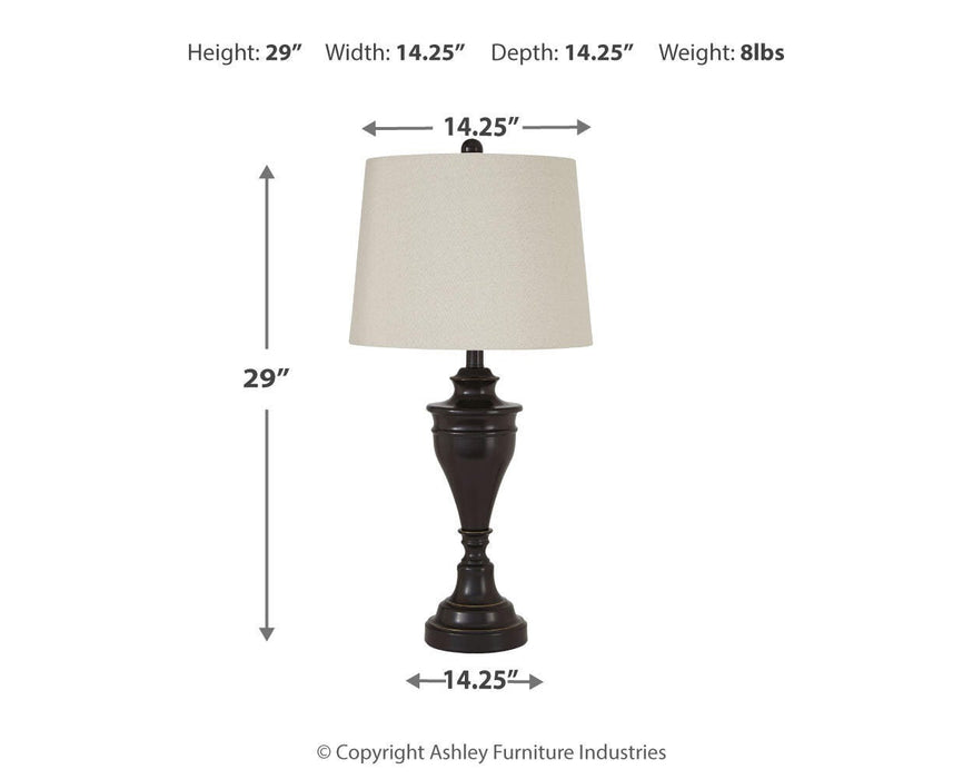Darlita Table Lamp (Set of 2) - Levi's Discount Furniture (Vineland, NJ)