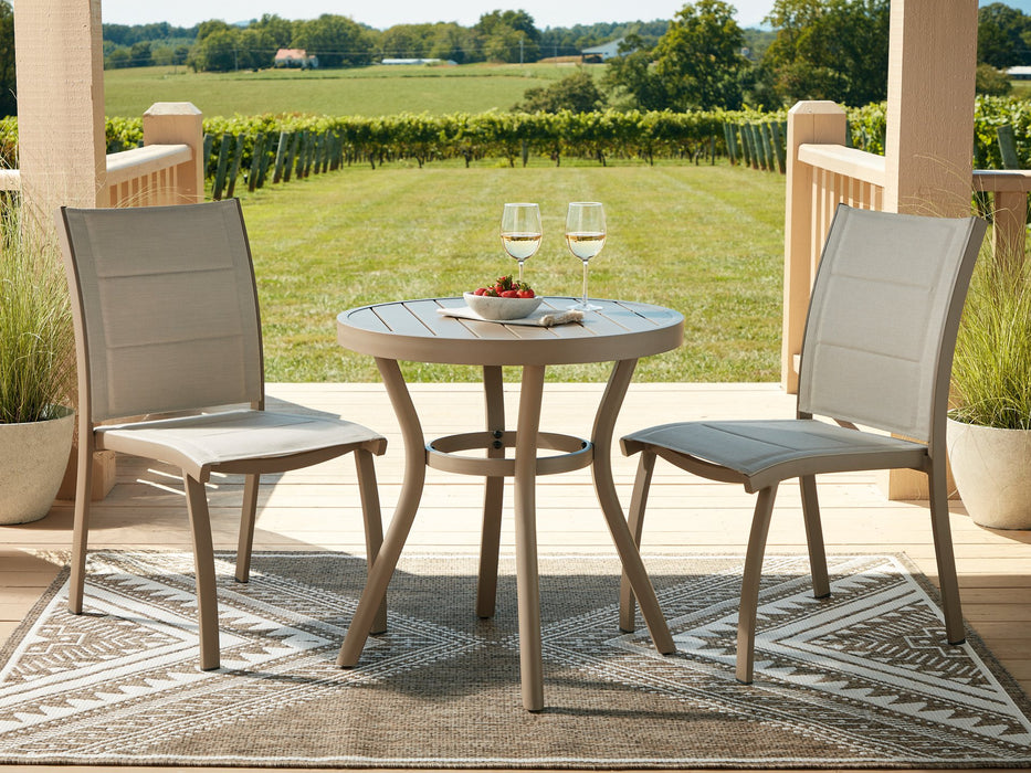Mission Beach Outdoor Table and 2 Chairs - Levi's Discount Furniture (Vineland, NJ)