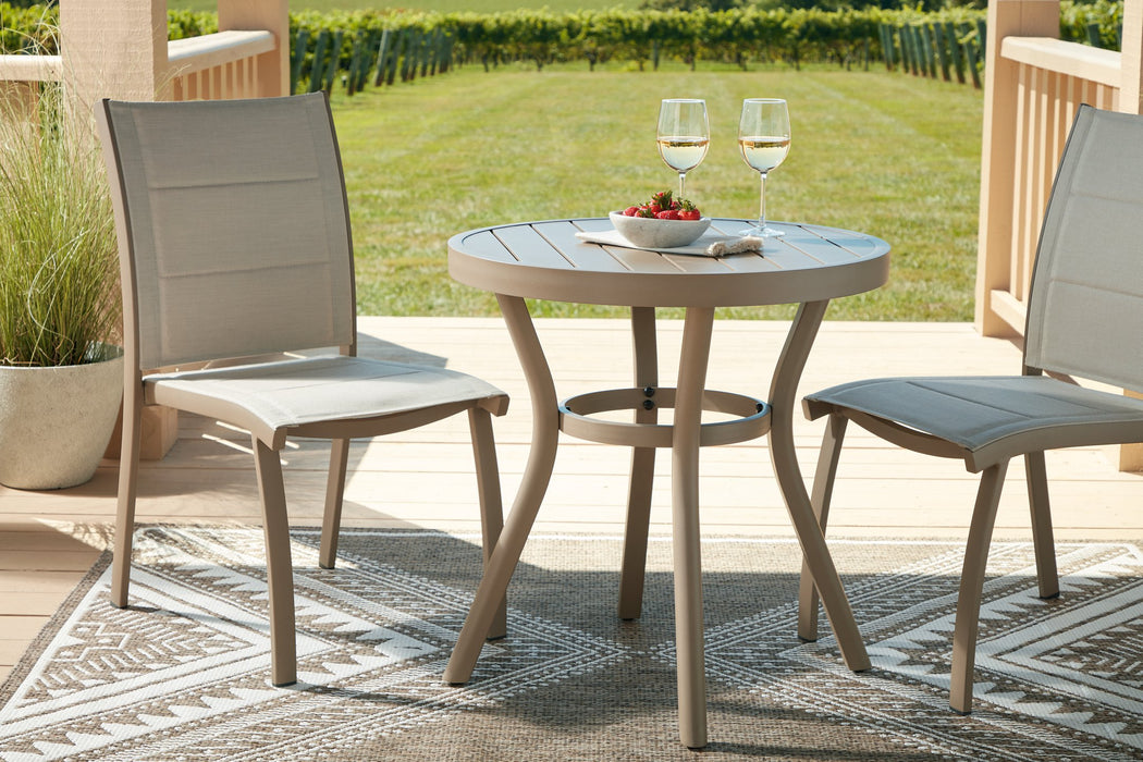 Mission Beach Outdoor Table and 2 Chairs - Levi's Discount Furniture (Vineland, NJ)