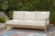 Carter Hall Outdoor Sofa with Cushion - Levi's Discount Furniture (Vineland, NJ)