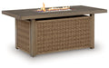 Laguna Heights Outdoor Fire Pit Table - Levi's Discount Furniture (Vineland, NJ)