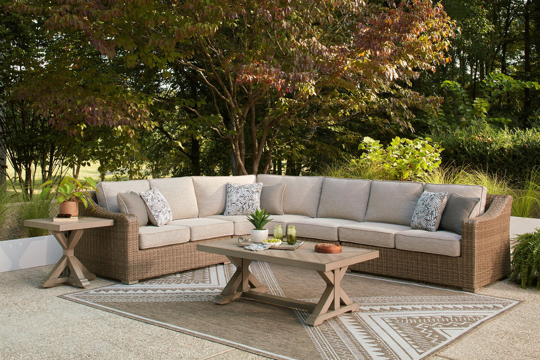 Laguna Heights Outdoor Sectional - Levi's Discount Furniture (Vineland, NJ)