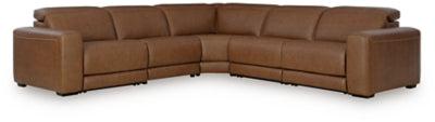 Magic Man 5-Piece Power Reclining Sectional - Levi's Discount Furniture (Vineland, NJ)
