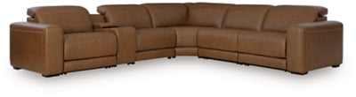 Magic Man 5-Piece Power Reclining Sectional - Levi's Discount Furniture (Vineland, NJ)