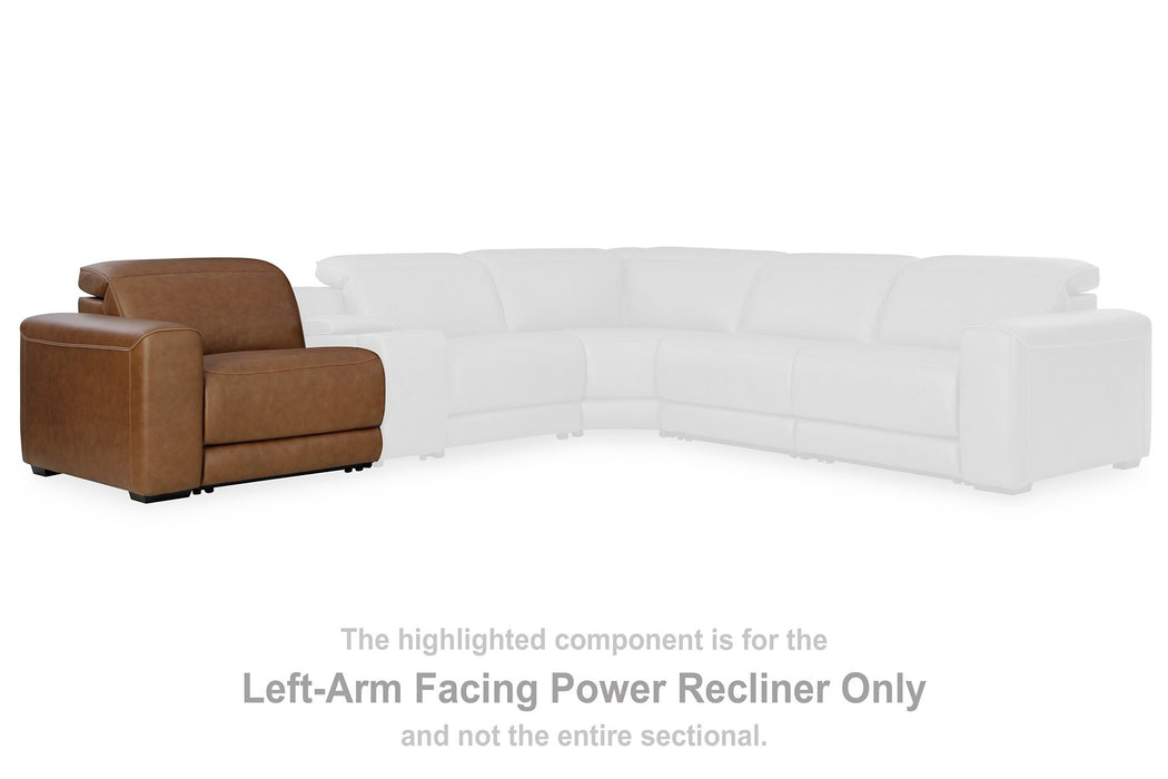 Magic Man 5-Piece Power Reclining Sectional - Levi's Discount Furniture (Vineland, NJ)