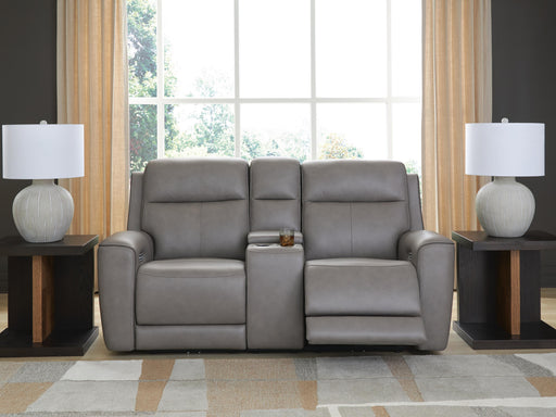 5Z-Comfort Power Reclining Loveseat with Console - Levi's Discount Furniture (Vineland, NJ)