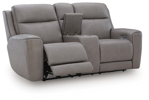 5Z-Comfort Power Reclining Loveseat with Console - Levi's Discount Furniture (Vineland, NJ)