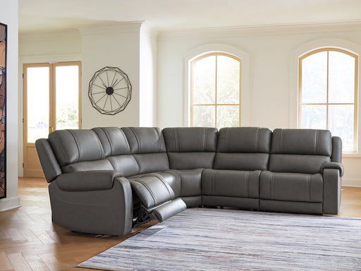 5Z - Pittson Power Reclining Sectional - Levi's Discount Furniture (Vineland, NJ)