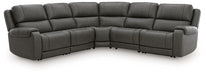 5Z - Pittson Power Reclining Sectional - Levi's Discount Furniture (Vineland, NJ)