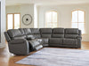 5Z - Pittson Power Reclining Sectional - Levi's Discount Furniture (Vineland, NJ)