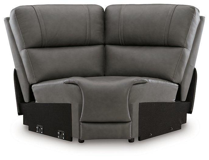 5Z - Pittson Power Reclining Sectional - Levi's Discount Furniture (Vineland, NJ)