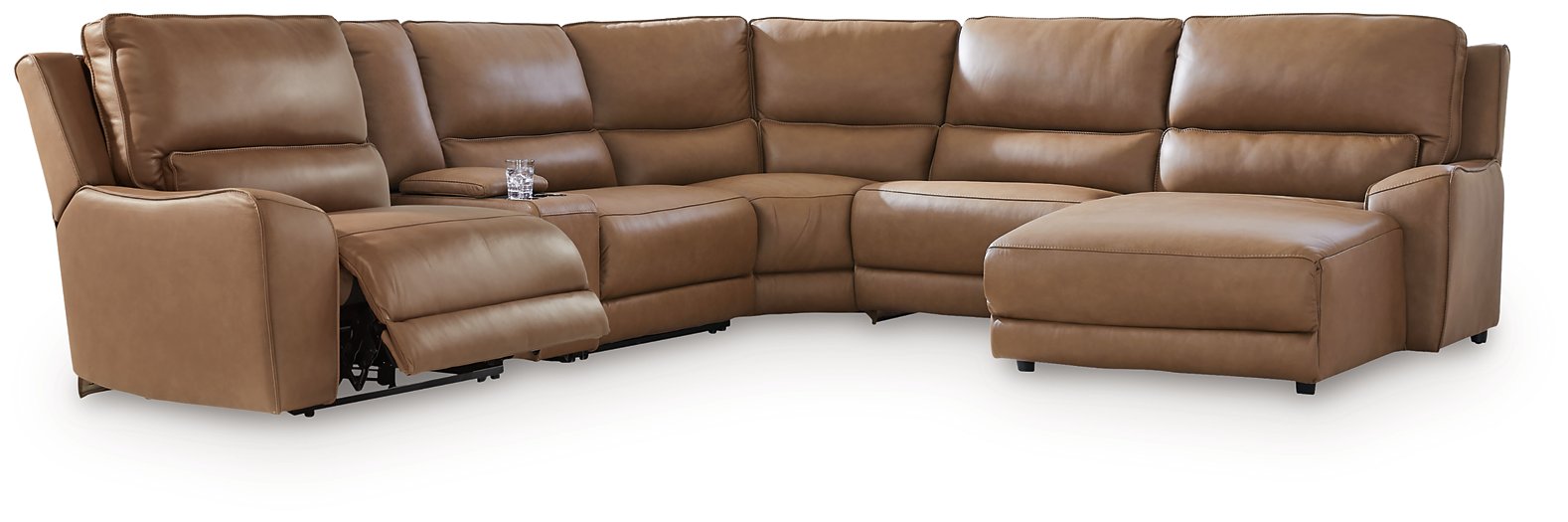 DeepWakes Power Reclining Sectional with Chaise - Levi's Discount Furniture (Vineland, NJ)