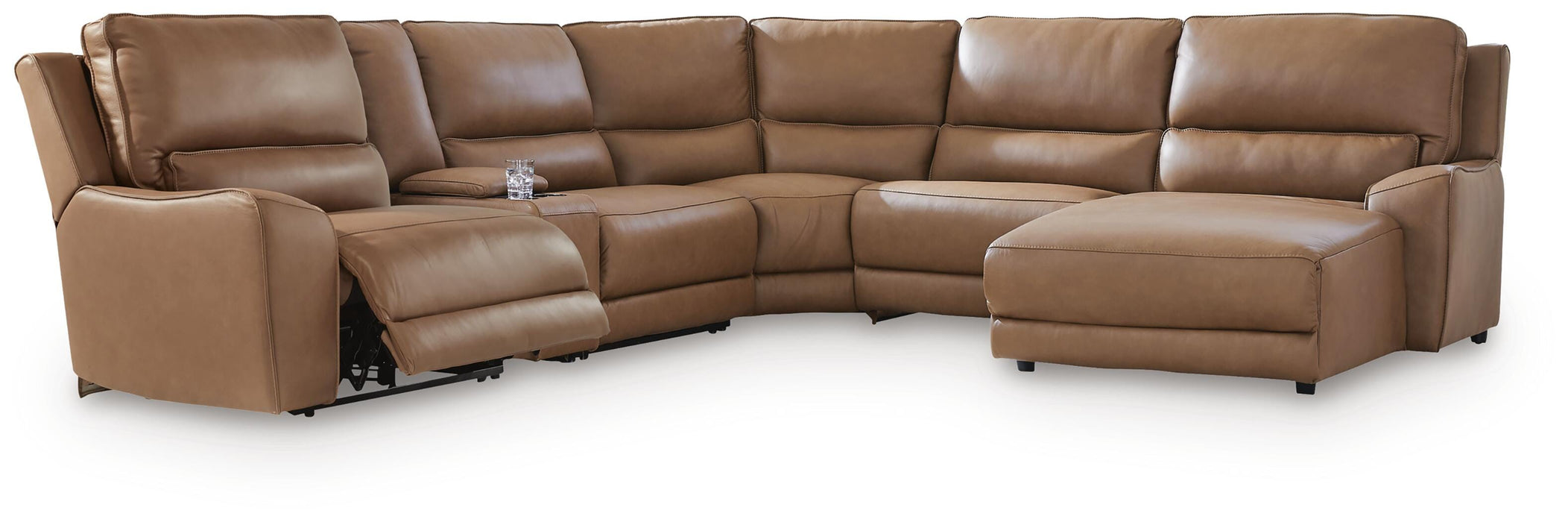 DeepWakes Power Reclining Sectional with Chaise - Levi's Discount Furniture (Vineland, NJ)