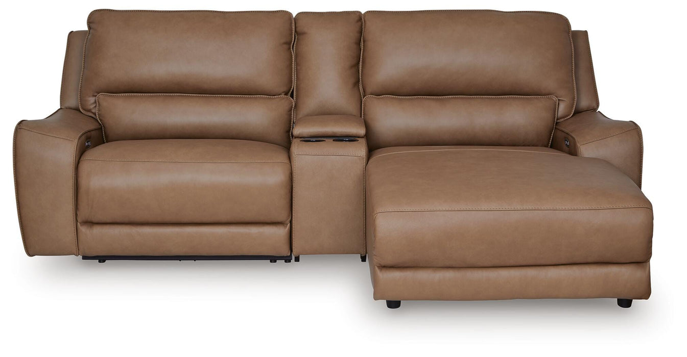 DeepWakes Power Reclining Sectional with Chaise - Levi's Discount Furniture (Vineland, NJ)