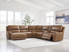 DeepWakes Power Reclining Sectional with Chaise - Levi's Discount Furniture (Vineland, NJ)