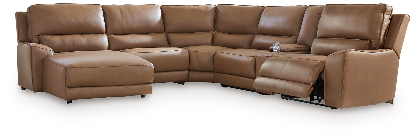 DeepWakes Power Reclining Sectional with Chaise - Levi's Discount Furniture (Vineland, NJ)
