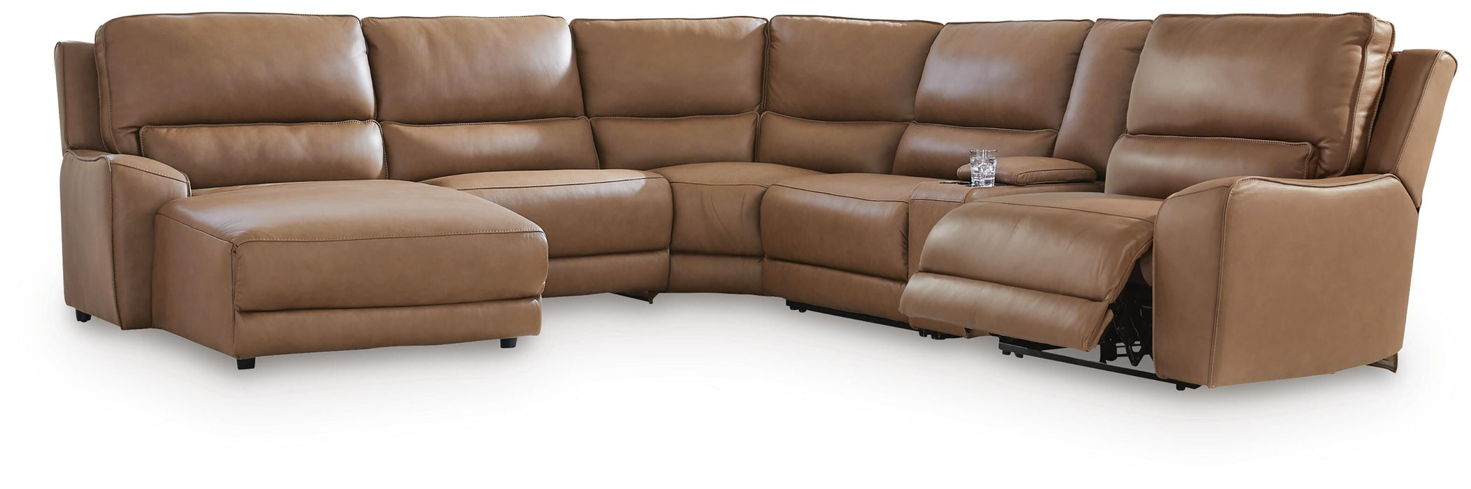 DeepWakes Power Reclining Sectional with Chaise - Levi's Discount Furniture (Vineland, NJ)