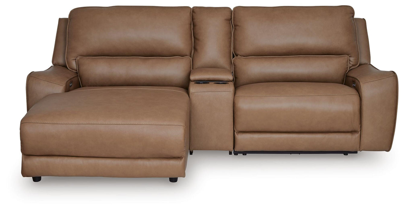 DeepWakes Power Reclining Sectional with Chaise - Levi's Discount Furniture (Vineland, NJ)