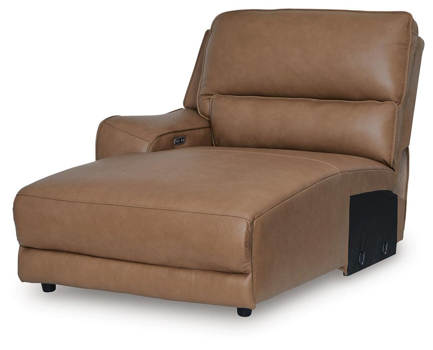 DeepWakes Power Reclining Sectional with Chaise - Levi's Discount Furniture (Vineland, NJ)
