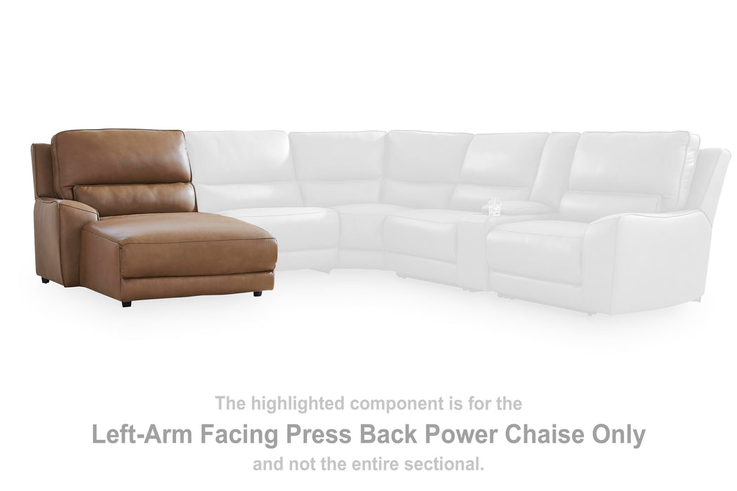 DeepWakes Power Reclining Sectional with Chaise - Levi's Discount Furniture (Vineland, NJ)
