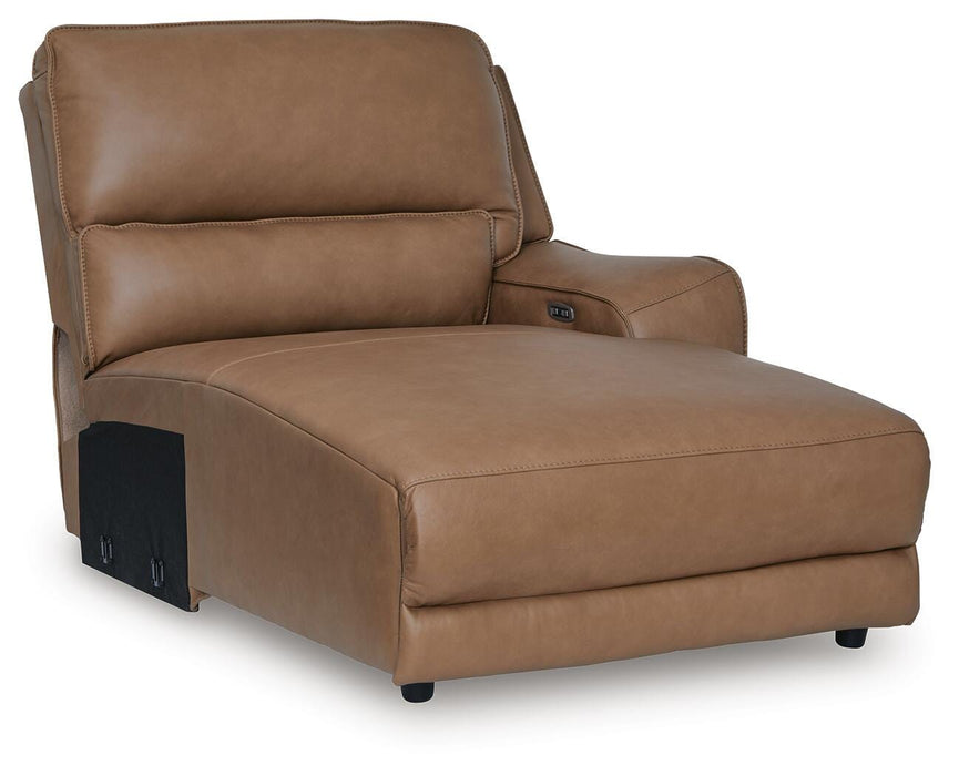 DeepWakes Power Reclining Sectional with Chaise - Levi's Discount Furniture (Vineland, NJ)