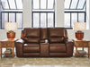DeepWakes Power Reclining Loveseat with Console - Levi's Discount Furniture (Vineland, NJ)