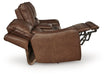 DeepWakes Power Reclining Loveseat with Console - Levi's Discount Furniture (Vineland, NJ)