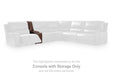 DeepWakes Power Reclining Sectional with Chaise - Levi's Discount Furniture (Vineland, NJ)