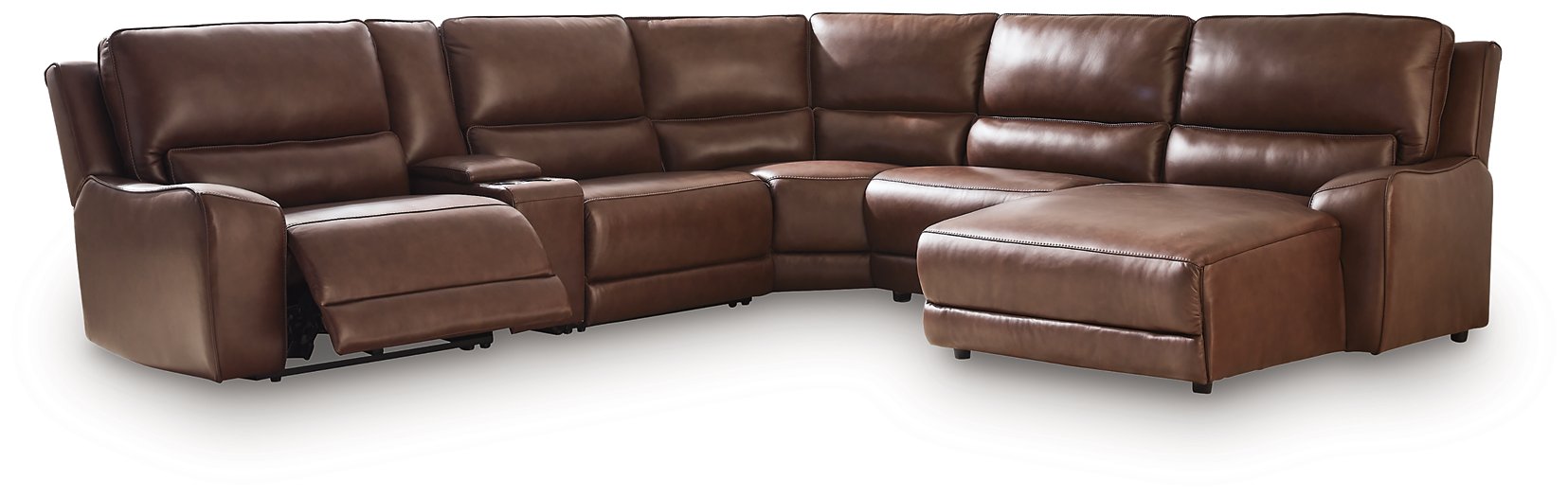 DeepWakes Power Reclining Sectional with Chaise - Levi's Discount Furniture (Vineland, NJ)