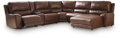 DeepWakes Power Reclining Sectional with Chaise - Levi's Discount Furniture (Vineland, NJ)