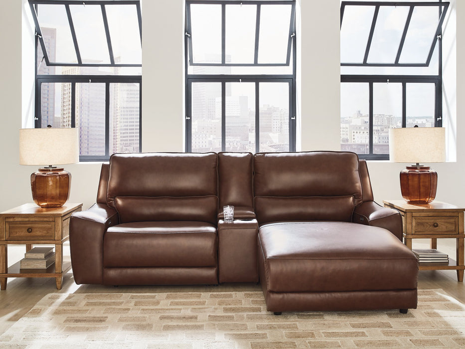 DeepWakes Power Reclining Sectional with Chaise - Levi's Discount Furniture (Vineland, NJ)
