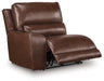DeepWakes Reclining Sectional with Storage Console - Levi's Discount Furniture (Vineland, NJ)